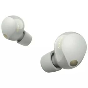 【中古】ヘッドフォン ソニー ワイヤレスノイズキャンセリングステレオヘッドセット (プラチナシルバー) [WF-1000XM5(S)]