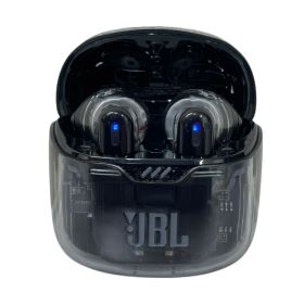 JBL (ジェイビーエル) TUNE FLEX PURE BASS ZERO NOISE ワイヤレスイヤホン JBLTFLEXGBLK クリアブラック 家電/065