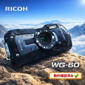 【アウトドア最強】RICOH WG-60 防水 コンデジ カメラ 本体のみ