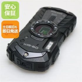 良品中古 WG-60 ブラック 即日発送 RICOH コンパクトデジタルカメラ 土日祝発送OK 03000