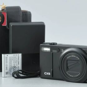 【中古】RICOH リコー CX5 ブラック コンパクトデジタルカメラ シャッター回数僅少