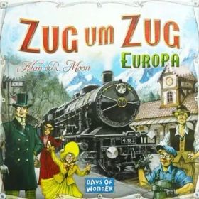 【中古】ボードゲーム チケット・トゥ・ライド： ヨーロッパ ドイツ語版 (Zug um Zug： Europe)