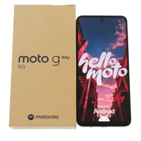 【Motorola】モトローラ『moto g64y 5G / 6.5inch / 128GB / SIMロック解除済 ワイモバイル / バニラクリーム』A401MO スマートフォン 1週間保証【中古】