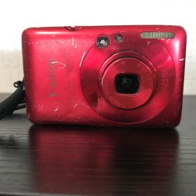 ジャンク品 Canon PowerShot S200 レッド