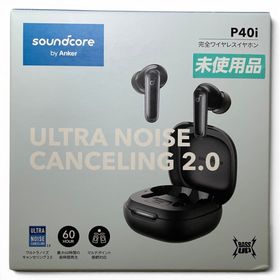 アンカー(Anker)の新品♪ ▲ アンカー Anker Soundcore P40i ブラック 完全ワイヤレスイヤホン 720-4282(ヘッドフォン/イヤフォン)