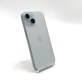 【全額返金保証】【最速発送】 iPhone 15 128GB ブルー 楽天モバイル SIMフリー 美品 動作確認済 87%