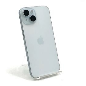 【全額返金保証】【最速発送】 iPhone 15 128GB ブルー Softbank 白ロム 美品 動作確認済 83%