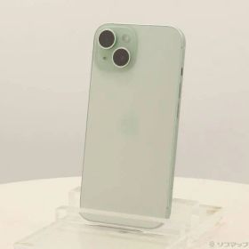 ソフマップ 〔中古品〕 iPhone15 128GB グリーン MTMM3J／A SIMフリー【262】