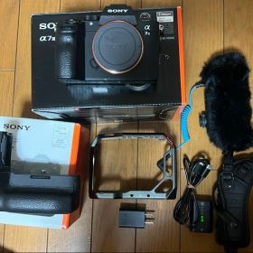 Sony α7III 本体 ゼンハイザーマイク リグ 縦ハンドル付き