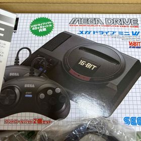 セガ(SEGA)の美品 SEGA メガドライブミニW 本体 2コントローラーセット42タイトル内蔵(家庭用ゲーム機本体)