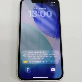 【赤ロム補償】iPhone 13 mini/SIMフリー/A2626/256GB/スターライト〈MLJK3J/A〉
