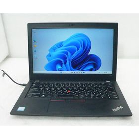 中古ノートパソコン Windows11 Lenovo Thinkpad X280 (20KE-A026JP) Core i5-8350U 1.7GHz メモリ 8GB 256GB(NVMe SSD) 12.5インチ フルHD(1920×1080)