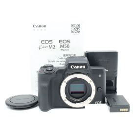 シャッター回数13,000回以下！CANON EOS Kiss M2 ブラック キヤノン ミラーレス一眼 #44008
