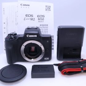 【2,000回以下 極美品】Canon EOS Kiss M2 ボディー ブラック KISSM2BK-BODY ミラーレス一眼カメラ