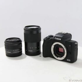 ソフマップ 〔中古品〕 EOS Kiss M2 ダブルズームキット ブラック【295】