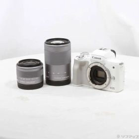 ソフマップ 〔中古品〕 EOS Kiss M2 ダブルズームキット ホワイト【196】