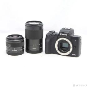 ソフマップ 〔中古品〕 EOS Kiss M2 ダブルズームキット ブラック【251】