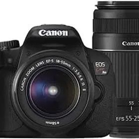 【中古-非常に良い】Canon デジタル一眼レフカメラ EOS Kiss X6i ダブルズームキット EF-S18-55ｍｍ/EF-S55-250ｍｍ付属 KISSX6i-WKIT