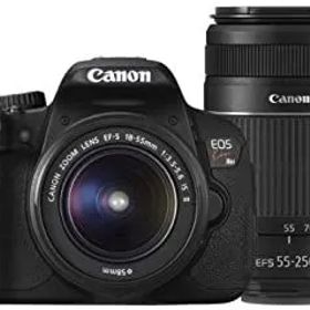 【中古】Canon デジタル一眼レフカメラ EOS Kiss X6i ダブルズームキット EF-S18-55ｍｍ/EF-S55-250ｍｍ付属 KISSX6i-WKIT