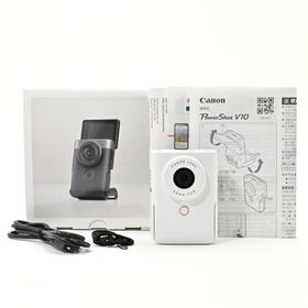 ＜美品＞ Canon Vlogカメラ PowerShot V10 ホワイト
