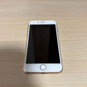 美品 iphone8 アフォン8 Apple iPhone ケース付 ホワイトピンクゴールド 64GB SIMフリー MQ7A2J/A バッテリー最大容量100％