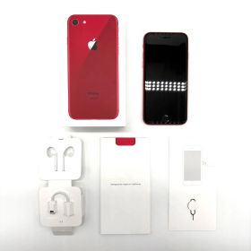 iPhone8 64GB RED SIMフリー 箱付 動作品