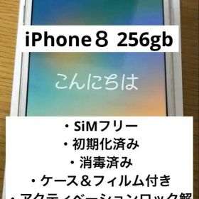 iPhone8 256GB 本体 箱とケース付き