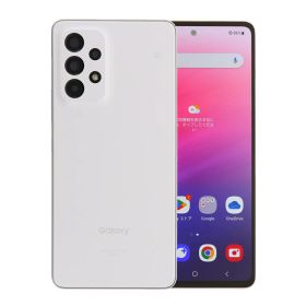 Galaxy A53 5G 128GB ホワイト Samsung SCG15 au SIMロック解除済み Bランク スマホ 本体 送料無料 即日発送