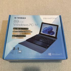 MW-WPC04 2in1 タブレットPC キーボード・箱 データ消去済