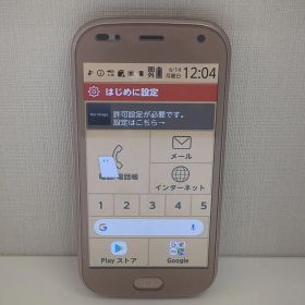 ★docomo らくらくスマートフォン me F-01L ピンク 初期化済み ネットワーク利用制限○ 本体のみ
