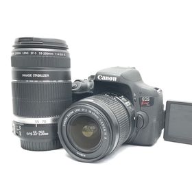 ショット数2,600！Canon EOS kiss x8i Wレンズセット♪(デジタル一眼)
