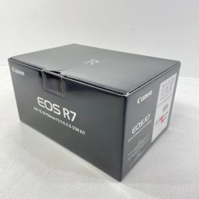【尾張小牧店】 中古 CANON | キャノン デジタルカメラ ブラック EOSR7-18150ISSTMLK 271034000162 ミラーレス RFマウント系【405】