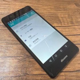 【値下げ可】docomo スマホ F-05J 中古 ひび割れ Wi-Fi運用