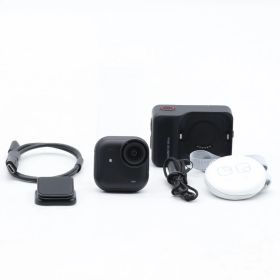 Insta360 GO Ultra スタンダードバンドル CINSABEA-GOUltra02 ミッドナイトブラック － 超小型4Kアクションカメラ / 手ブレ補正 / 防水 / Vlog・旅行・アウトドア・スポーツ撮影に最適【中古】