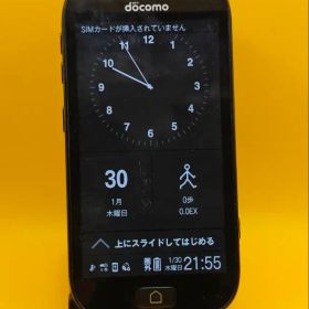 docomo らくらく F-04J スマートフォン ブラック本体