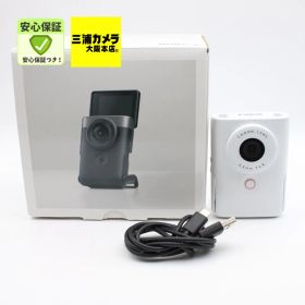 【極上品】 Canon PowerShot V10 ホワイト PSV10WH Vlogカメラ #077VV0456