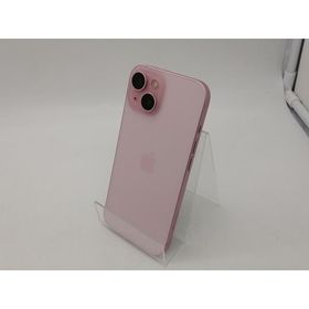 【中古】Apple SoftBank 【SIMフリー】 iPhone 15 128GB ピンク MTMJ3J/A【仙台イービーンズ】保証期間１週間【ランクC】