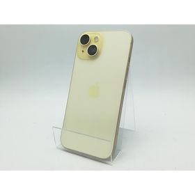 【中古】Apple 国内版 【SIMフリー】 iPhone 15 128GB イエロー MTMK3J/A【秋葉5号】保証期間１ヶ月【ランクB】