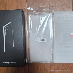Galaxy S25Ultra simフリー フィルム、透明ケースおまけ付き