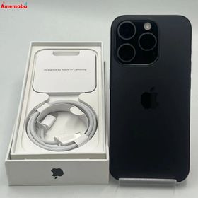 iPhone15 Pro 256GB ブラックチタニウム MTUC3J/A SIMフリー 美品