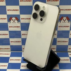 iPhone15 Pro 256GB ホワイトチタニウム MTUD3J/A AU版SIMフリー