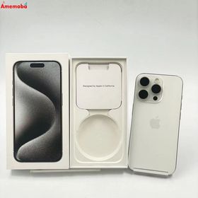 iPhone15 Pro 256GB ホワイトチタニウム MTUD3J/A SoftBank版SIM