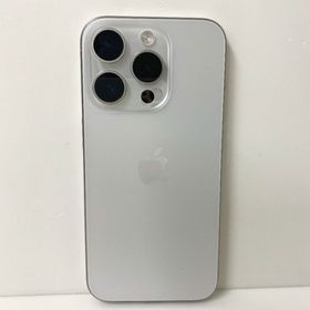 【質みなみ】◆SB◆バッテリー85% iPhone15 Pro 256GB ホワイトチタニウム