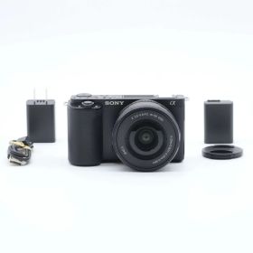 ショット数4329回 Sony VLOGCAM ZV-E10 パワーズームレンズキット ZV-E10L B #1180