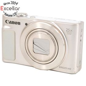キヤノン(Canon)のCanon製 PowerShot SX620 HS ホワイト 2020万画素 本体のみ(コンパクトデジタルカメラ)