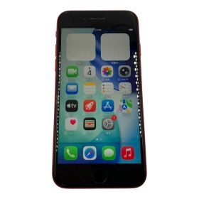 ■Apple iPhone SE 第2世代 128GB レッド MXD22J/A SIMフリー バッテリー79% 画面割れあり 動作確認済 本体のみ2538808,2538808