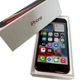 【現状品】iPhone SE 第2世代 64GB レッド SIMフリー 液晶割れあり バッテリー94% カメラOK WiFi接続OK