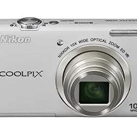 【中古】(非常に良い)Nikon デジタルカメラ COOLPIX (クールピクス) S6200 ナチュラルホワイト S6200WH