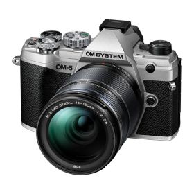 オーエムシステム (OM SYSTEM) ミラーレス一眼 OM-5 14-150mmレンズキット シルバー