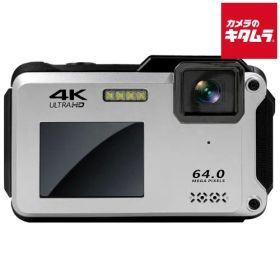 【新品】Bluemake 防水コンパクトデジタルカメラ TT-WD1300 シルバー コンパクトデジタルカメラ 防水 Wi-Fi搭載 コンパクトデジカメ